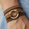 Retro Geometric Adjustable Wrap Bracelet