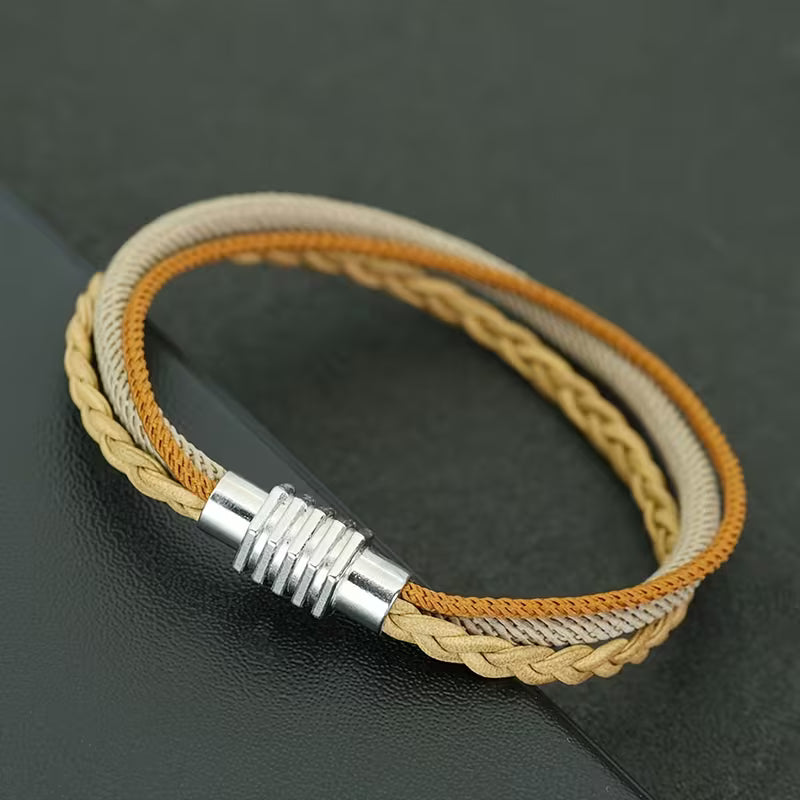 Handmade Multi-Layer Rope Bracelet for Men