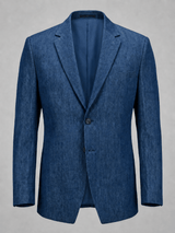 Classic Blue Tencel Blazer