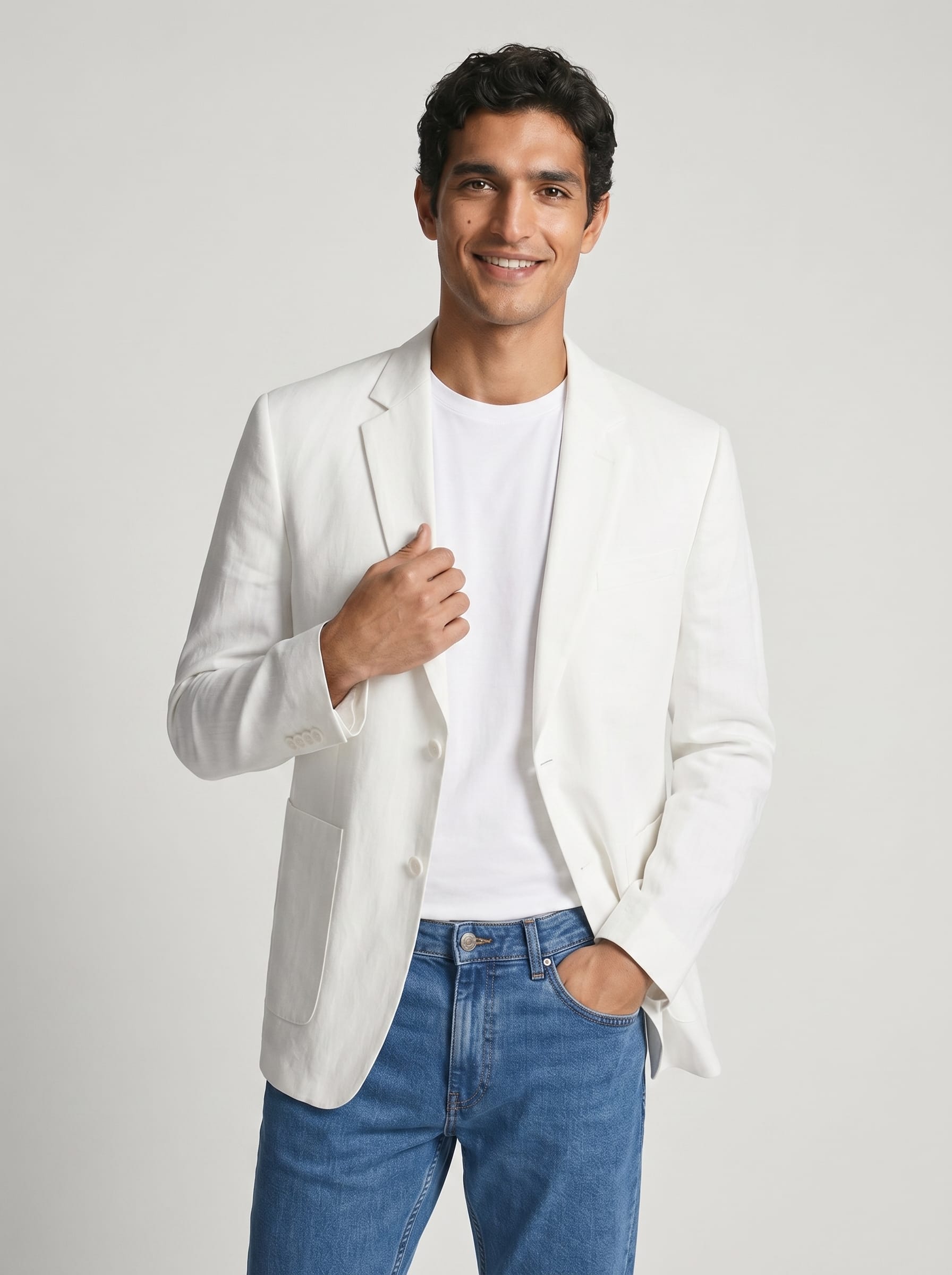 Men's Linen Sports Jacket