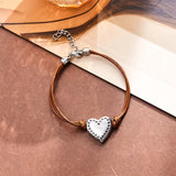 Bohemian Multi-Layer Heart Rope Bracelet
