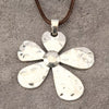 Sunflower Flower Pendant Long Necklace