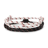2-Piece Adjustable Rope Bracelet Set