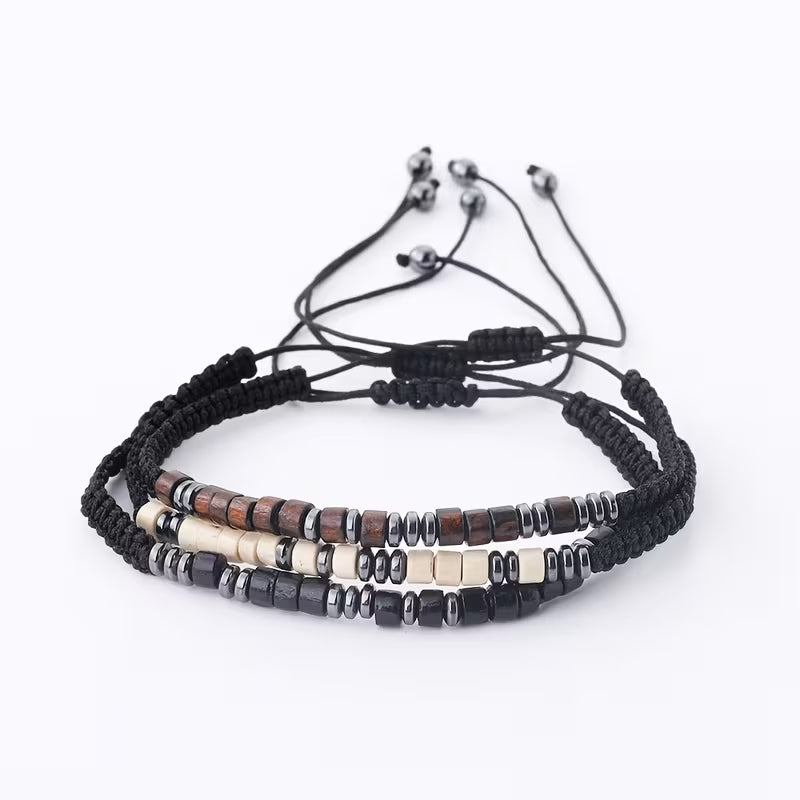 Morse Code Bracelet Set