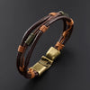 Vintage Multi-Layer Leather Cuff Bracelet