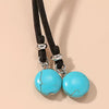 Bohemian Turquoise Beaded Y Necklace