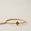 Lucky Clover Leather Bracelet