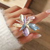 Hand-Painted Floral Ring