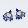 Retro Tassel Agate Drop Earrings