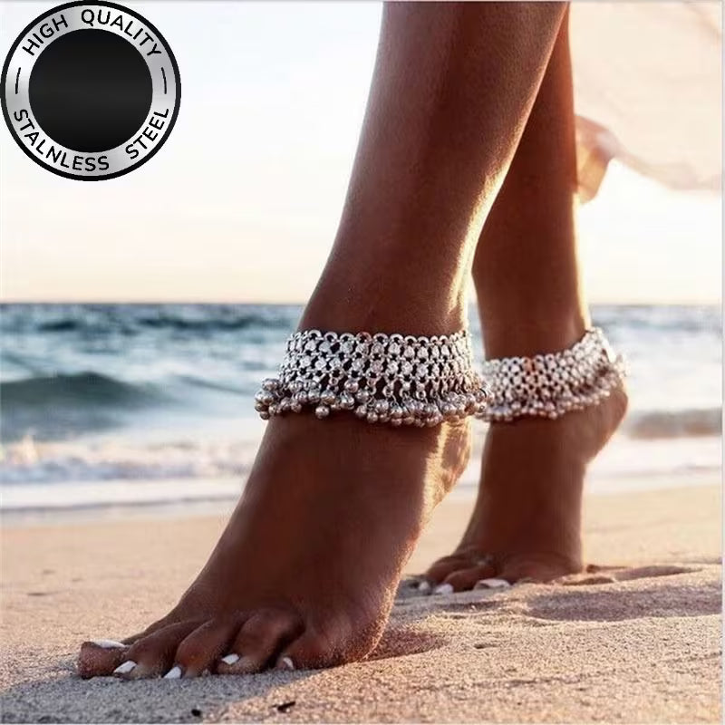 American Vintage Exaggerated Design Ethnic Anklet