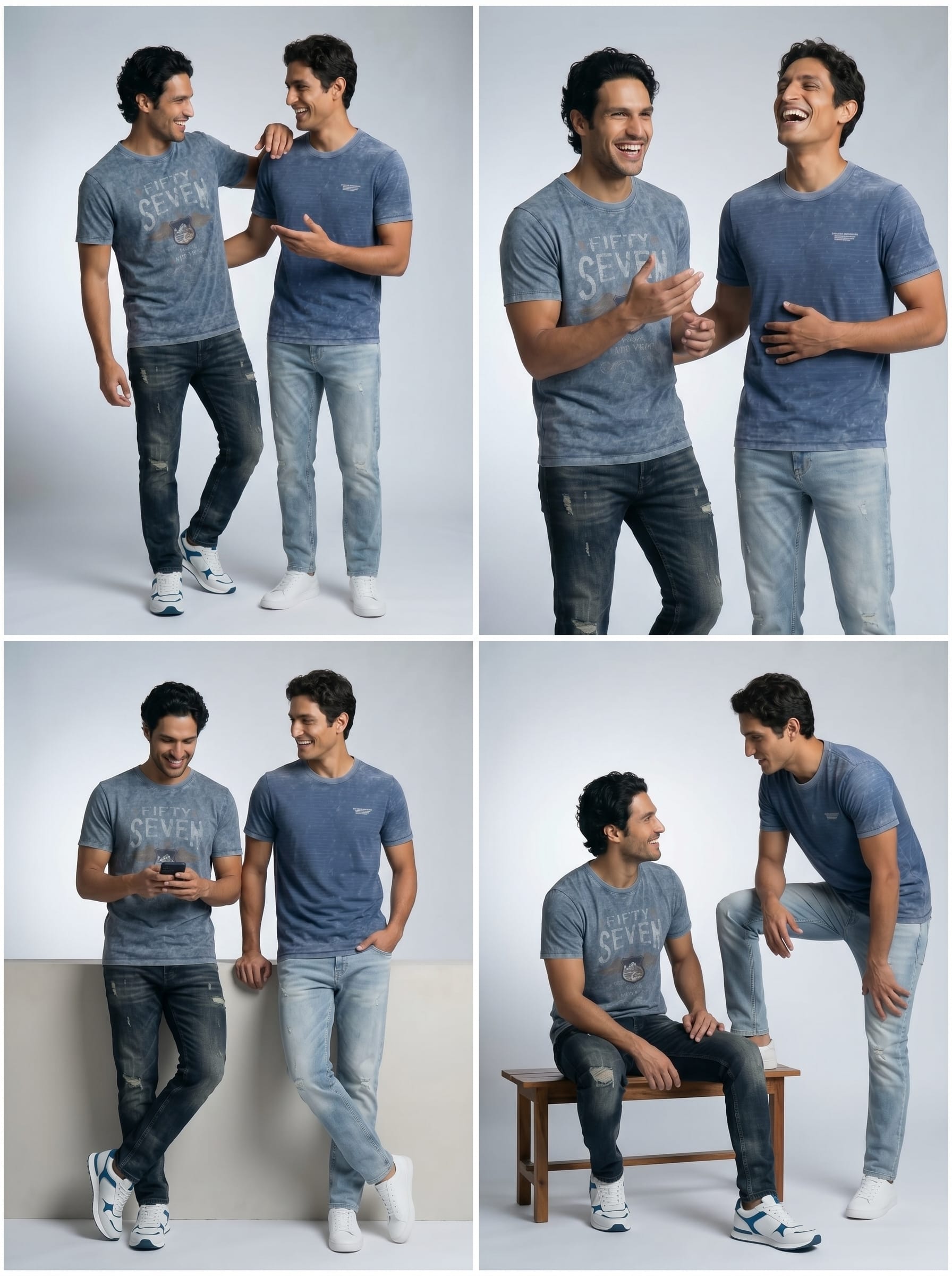 Unique Denim Reversible Tee
