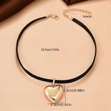 Creative Heart Pendant Clavicle Necklace
