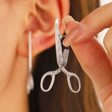 Minimalist Irregular Vintage Metal Earrings