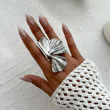 Ginkgo Leaf Statement Ring