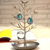 Vintage Drop Turquoise Dangle Earrings