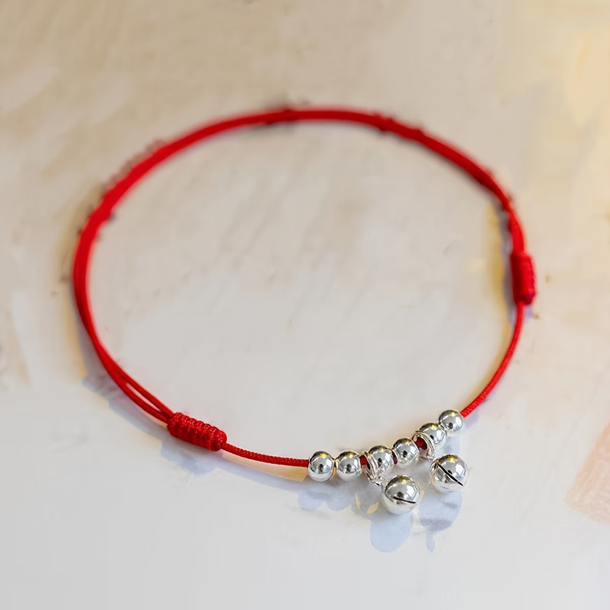 Court Style Bell Tassel Anklet