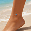 Bohemian Fish Anklet – Adjustable Gold-Plated Beach Ankle Bracelet