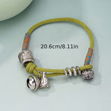 Tibetan Mantra Bell Woven Bracelet