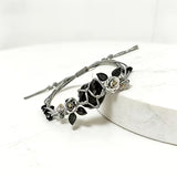Handmade Black Rose Gothic Bracelet