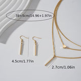 Bohemian Heart Necklace & Earrings Set