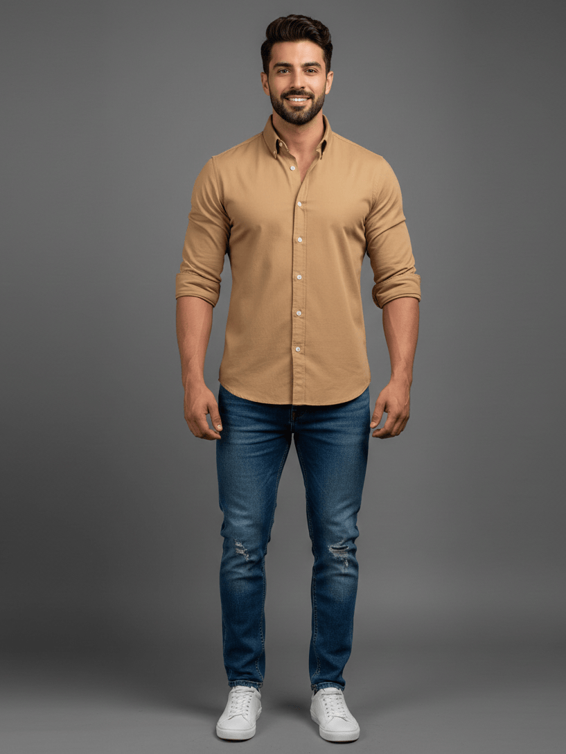 Cotton Button Down Shirt