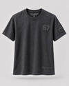 Men’s Sanded Cotton Tee with HD Print & Badge