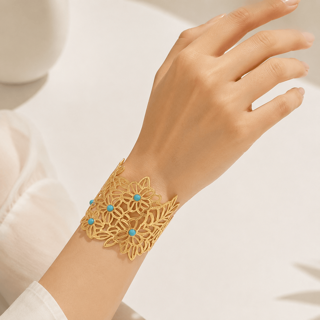 Bohemian Floral Bracelet