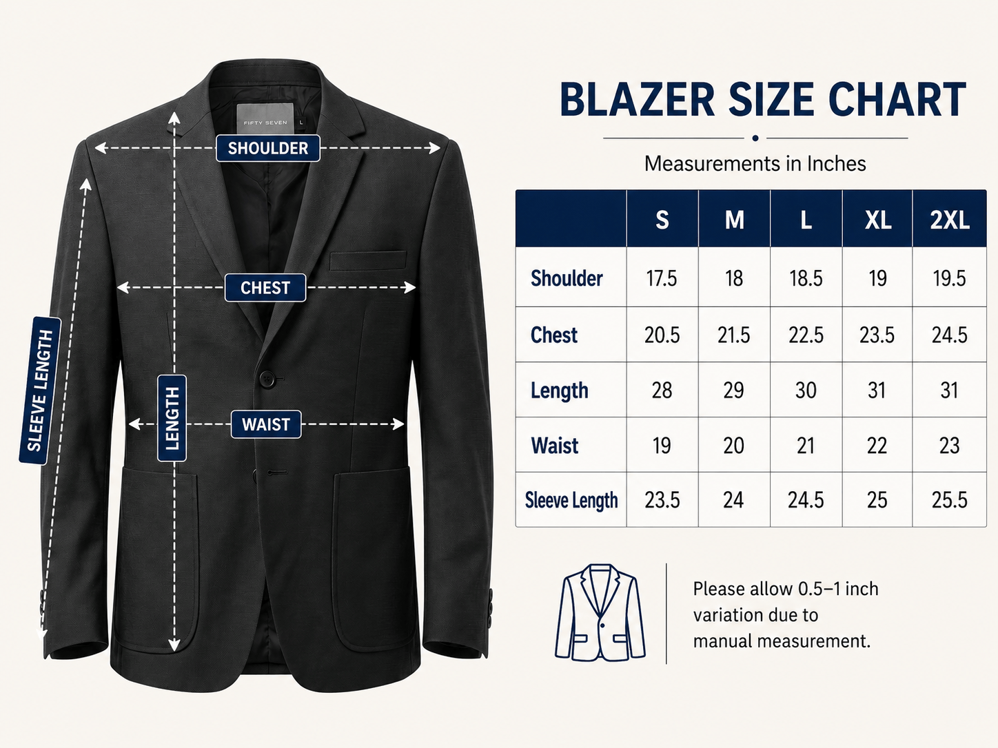 Men's Linen Blazer