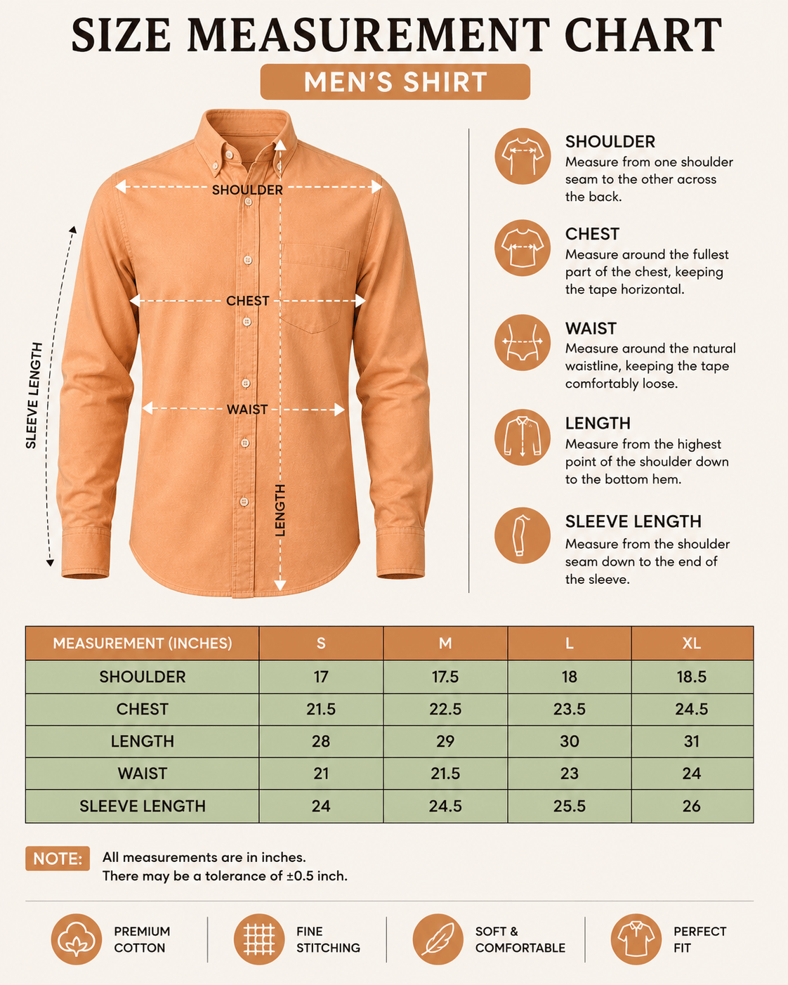 Premium Twill Button Down Shirt