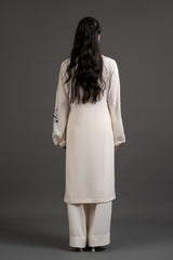 Elegant Ivory Embroidered Set