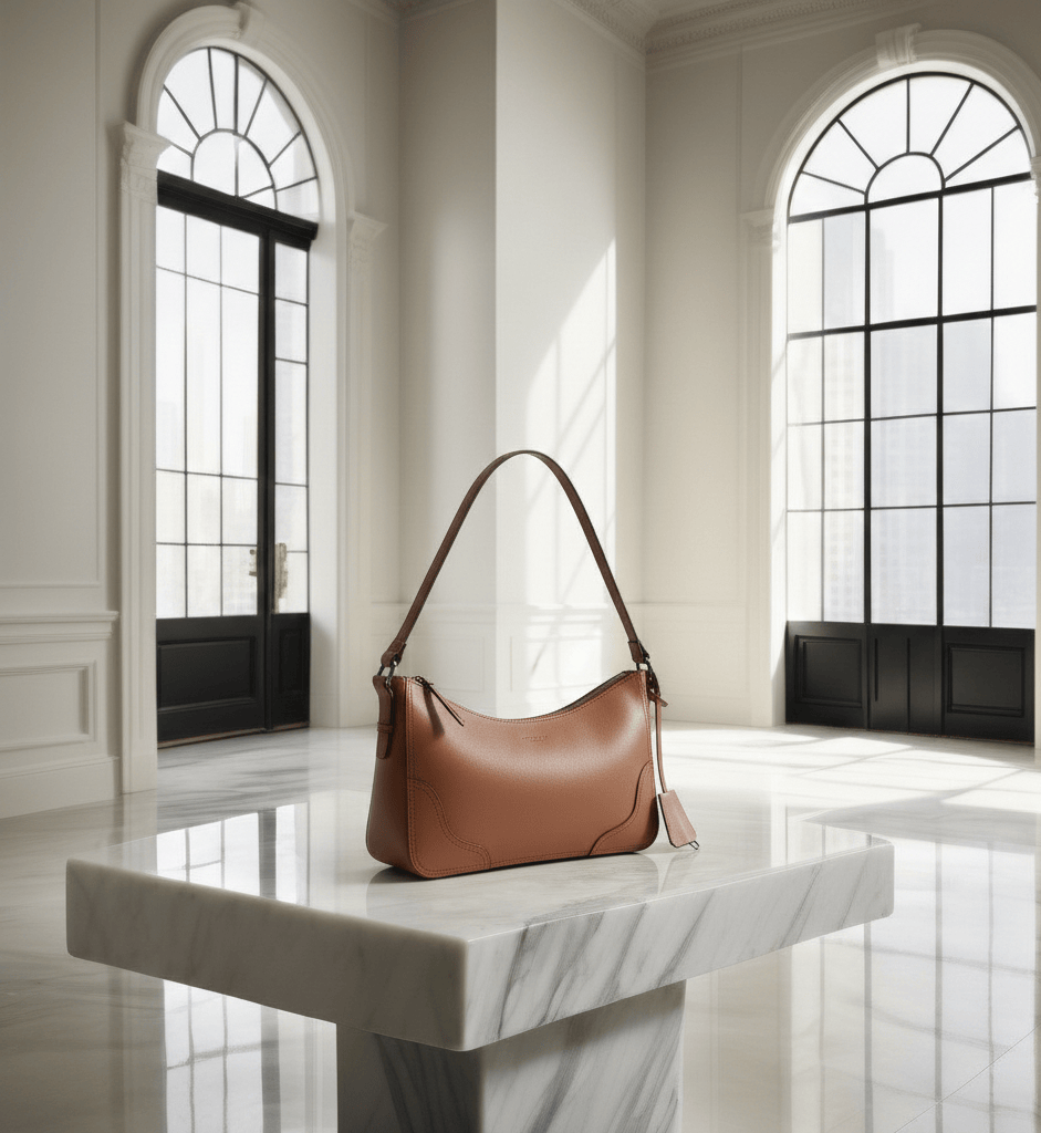 Classic Cow Leather Shoulder Bag