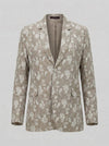 Embroidered Linen Blazer