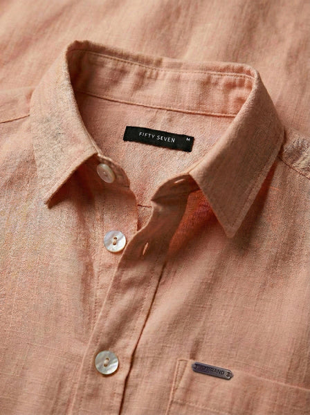 Heathered Linen loose Shirt