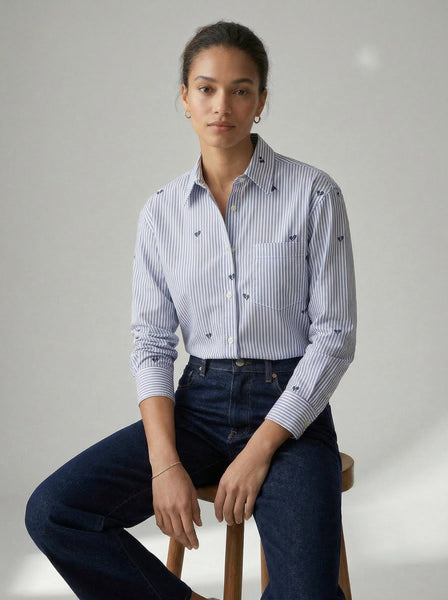 Striped Printed Shirt