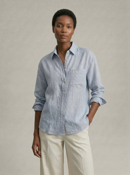 Heathered Linen loose Shirt