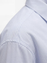 Light Blue Cotton Stripe Shirt