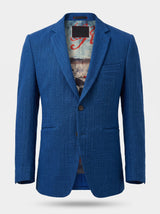 Men's Organic Indigo Dye Sporty Blazer by 57Brand made from hand-spun Pakistani cotton with authentic organic indigo dye and premium tailored fit