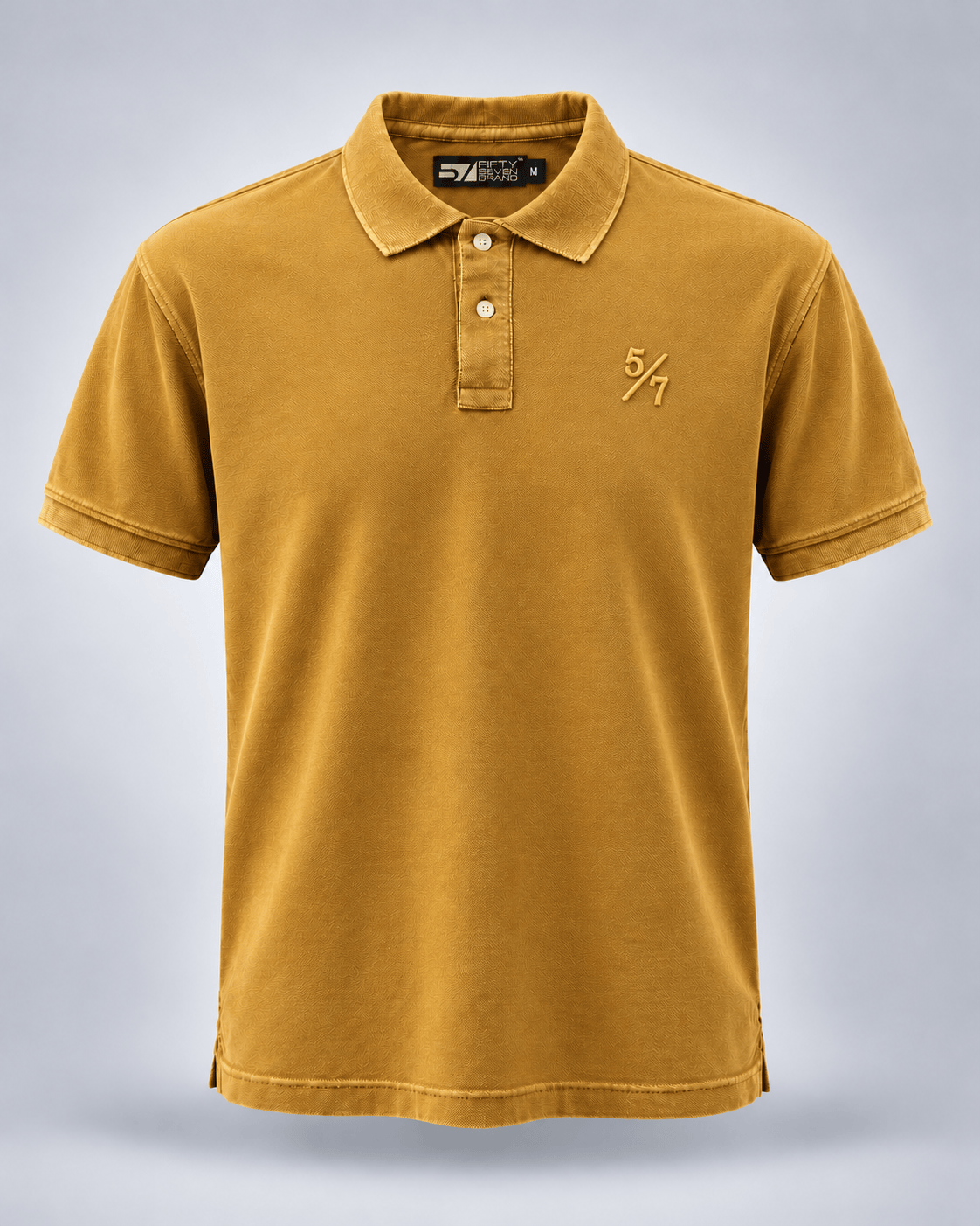Men's 100% cotton pique polo in iridescent effect