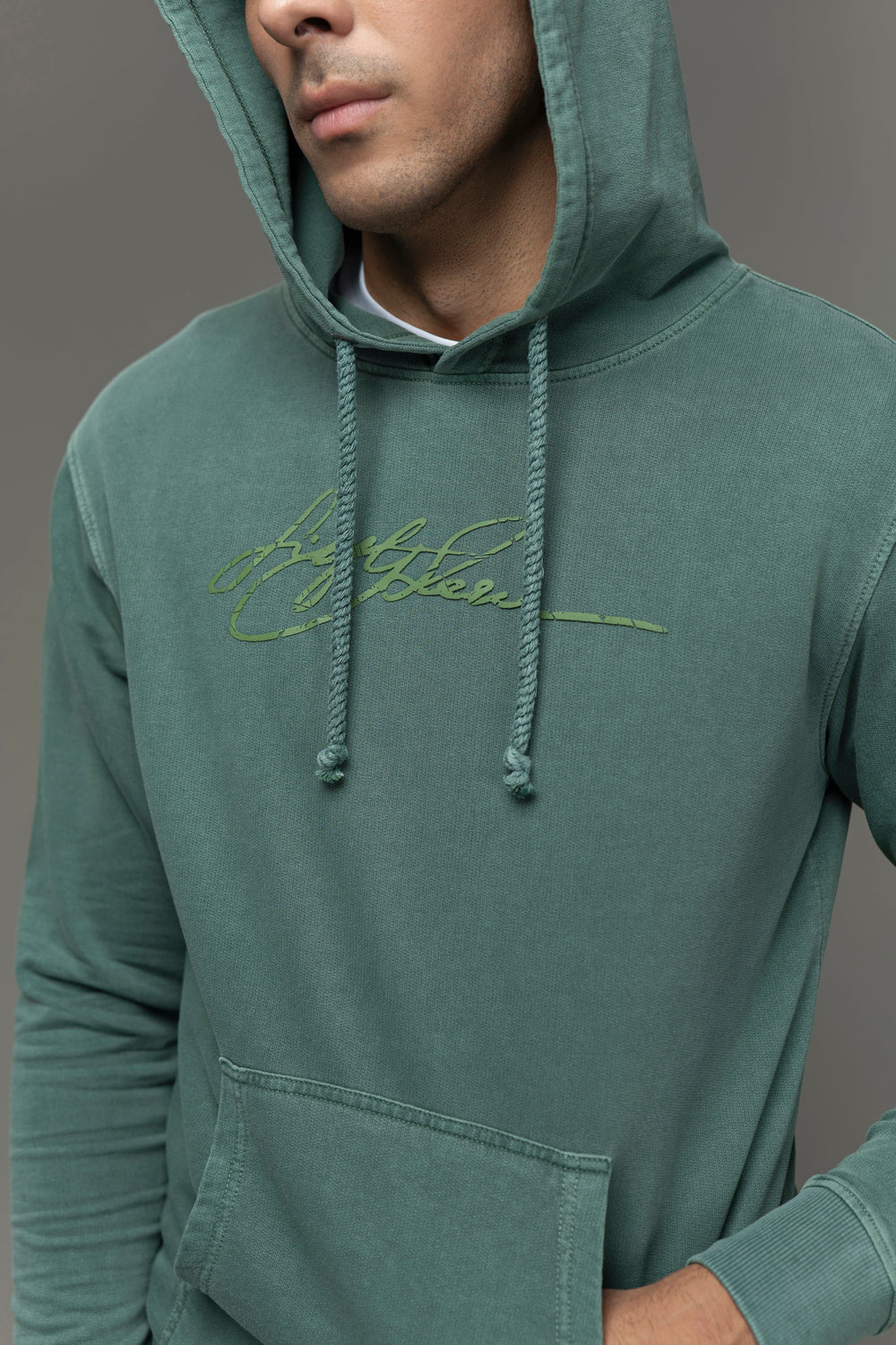 Pullover Cotton Blend Hoodie