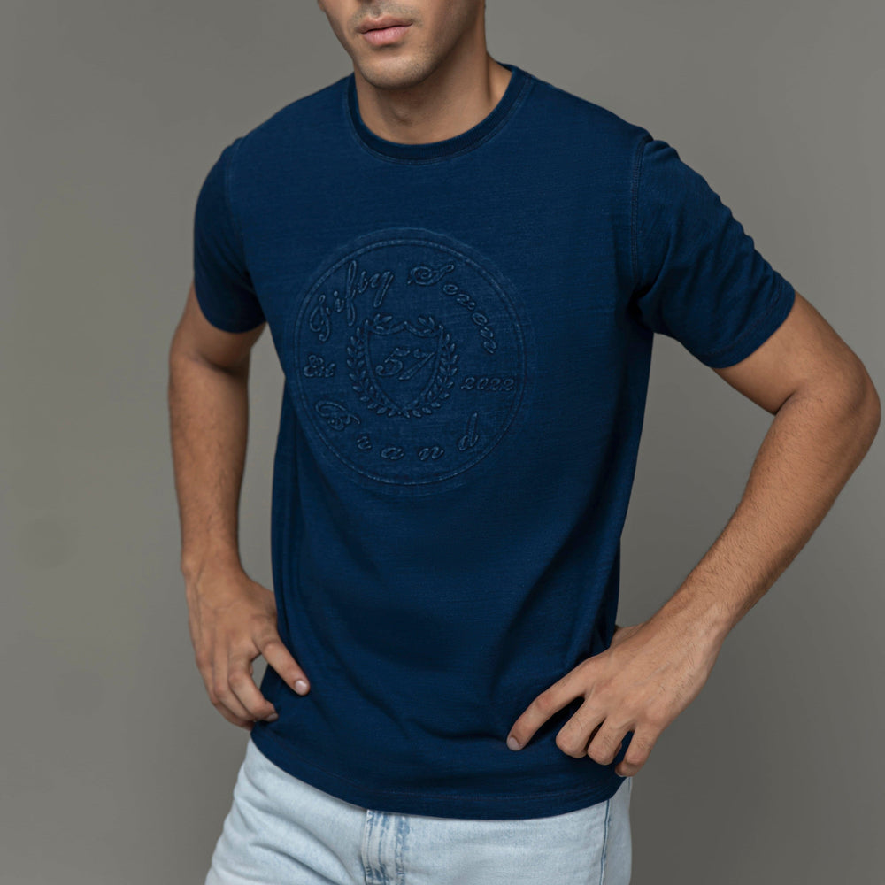 Short Sleeve Denim Tee