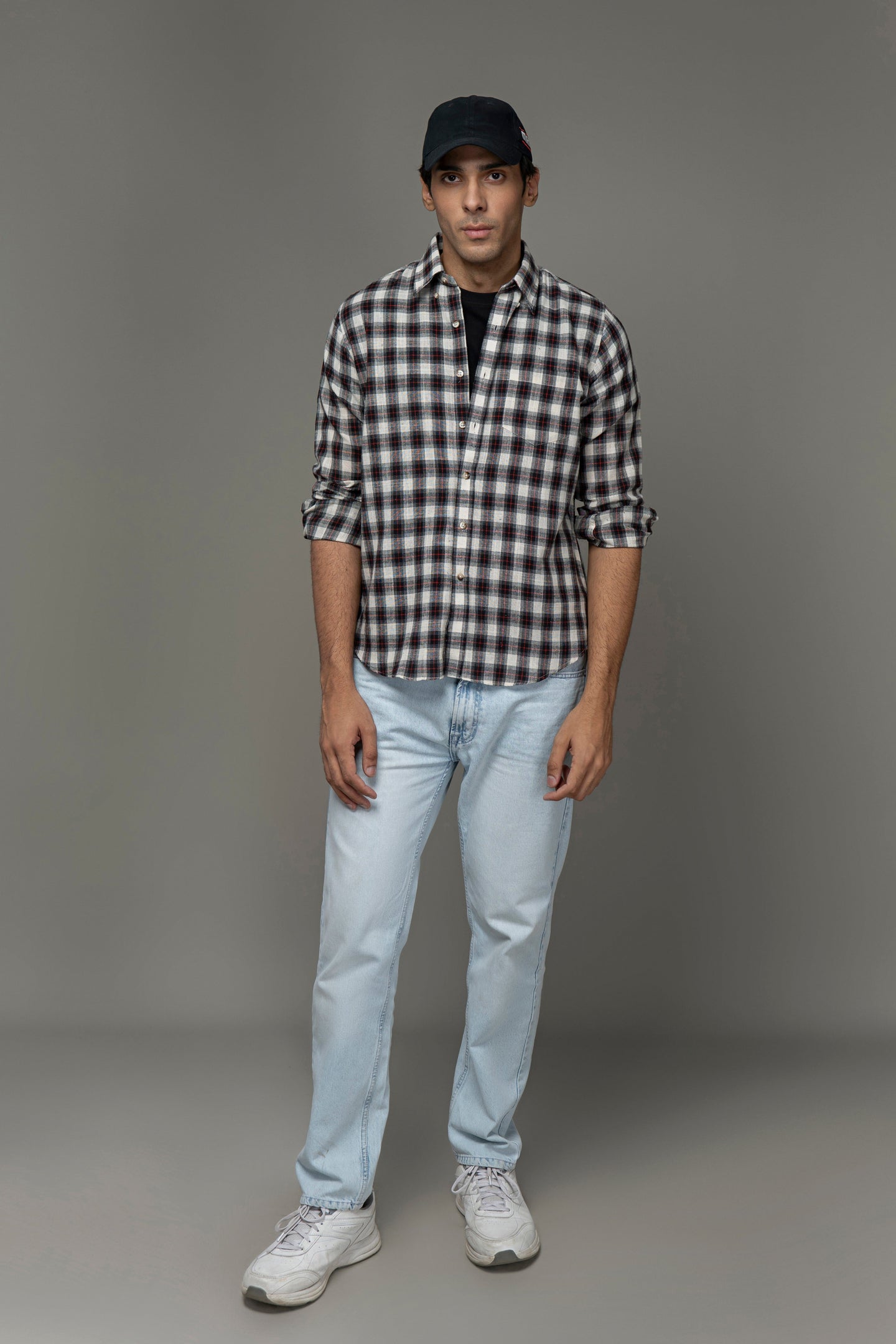 Cotton/linen Button Down Shirt