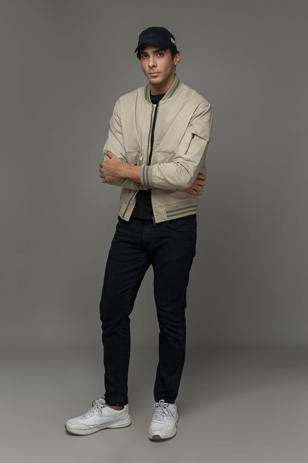 100% Cotton Twill Bomber Jacket