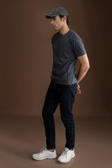 Unique Embroidered Pigment Washed Tee