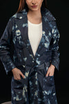Tie/dye Denim Overcoat