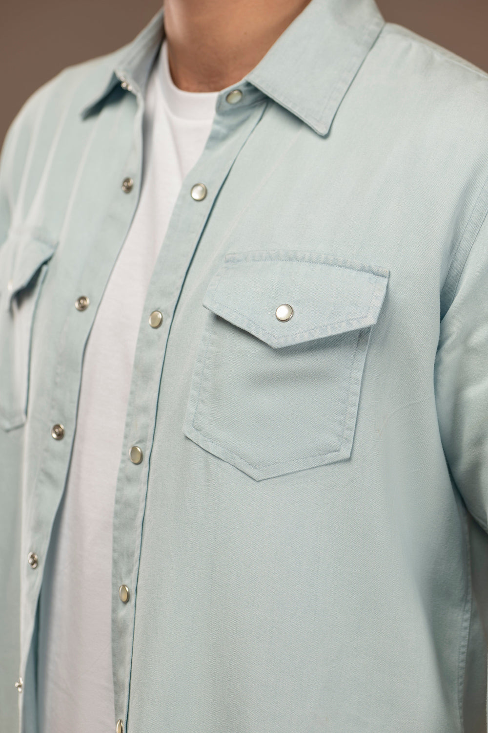 Tencel Denim Western Shirt