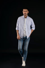 Yarn Dye Cotton Slub Shirt