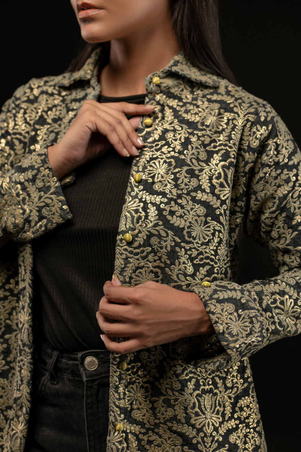 Couture Denim Shacket