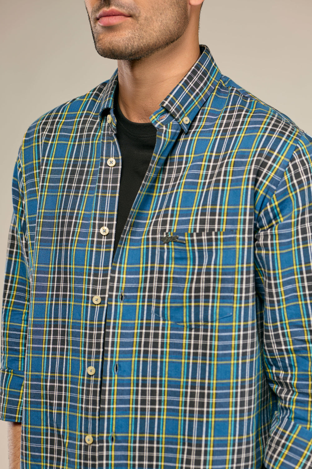 Cotton Yarn Dyed Shirt