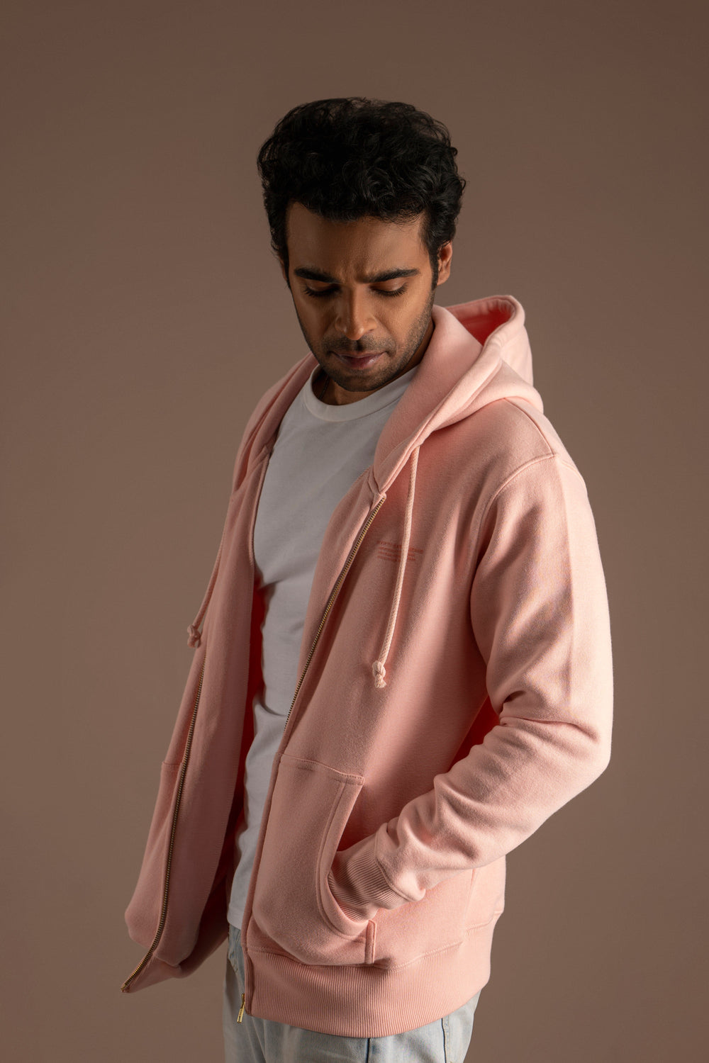 Heavy Zip Front Hoodie