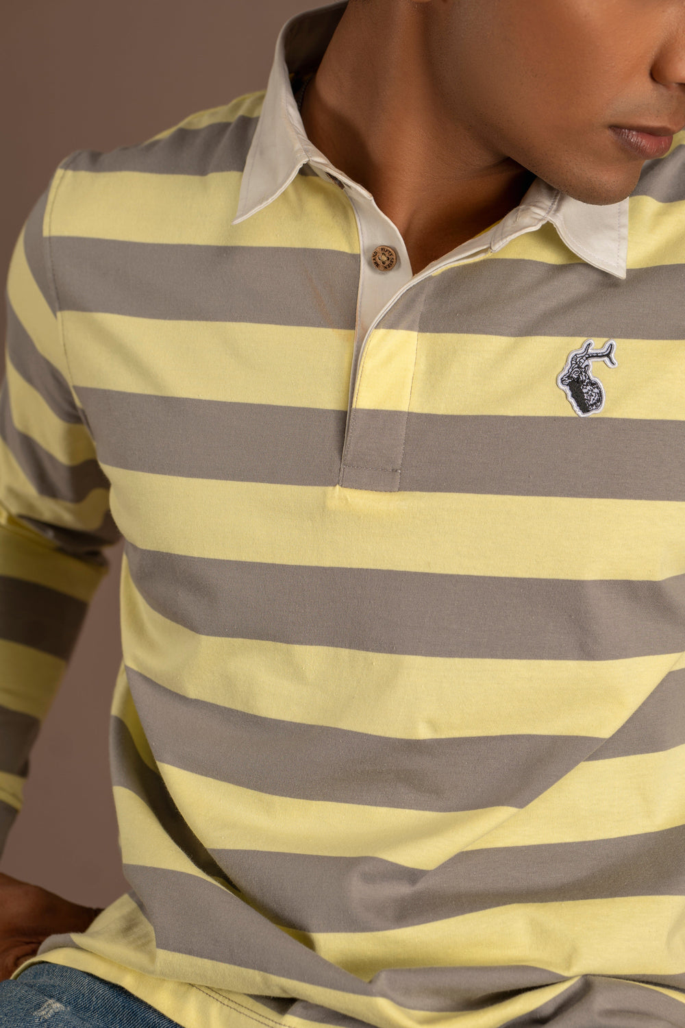 Yarn Dyed Stripe Cotton Rugby